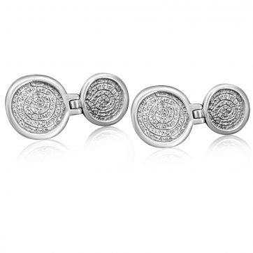 petsios Σκουλαρίκια με διπλό δίσκο της Φαιστού κρεμαστά