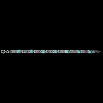 petsios Meander bracelet with turquoise stones