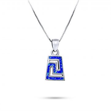 petsios Κολιέ μαίανδρος με πέτρες όπαλ