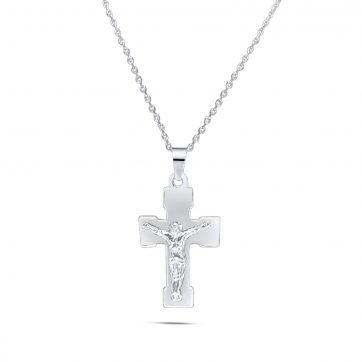 petsios Ανδρικός σταυρός με τον εσταυρωμένο 