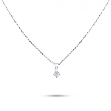 petsios Κολιέ με πέτρα ζιργκόν