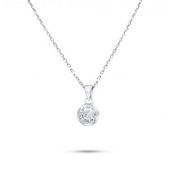 petsios Κολιέ με πέτρα ζιργκόν