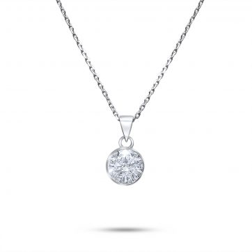 petsios Κολιέ με πέτρα ζιργκόν