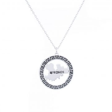 petsios Mykonos necklace with meander