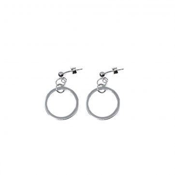 petsios Σκουλαρίκια με κρεμαστό κύκλο
