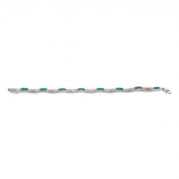 petsios Meander bracelet with turquoise stones