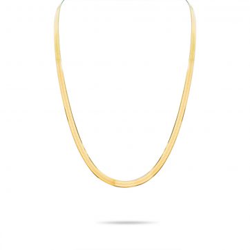 petsios Gold plated snake chain necklace