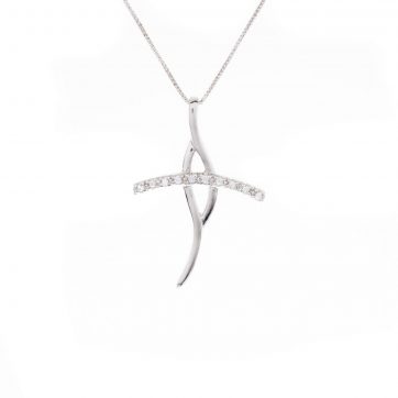 petsios Σταυρός με ζιργκόν πέτρες