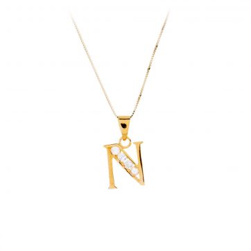 petsios Μονόγραμμα (σειρά 2) επίχρυσο