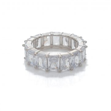 petsios Δαχτυλίδι ριβιέρα με πέτρες ζιργκόν