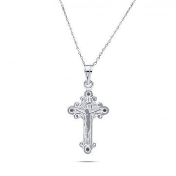 petsios Ανδρικός σταυρός με τον εσταυρωμένο