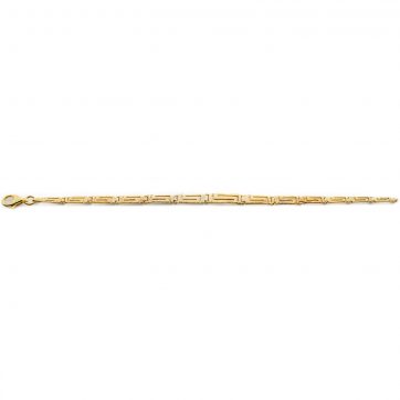 petsios Βραχιόλι μαίανδρος επίχρυσο