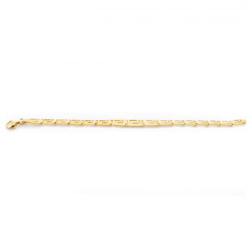 petsios Βραχιόλι μαίανδρος επίχρυσο