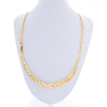 petsios Κολιέ μαίανδρος επίχρυσο