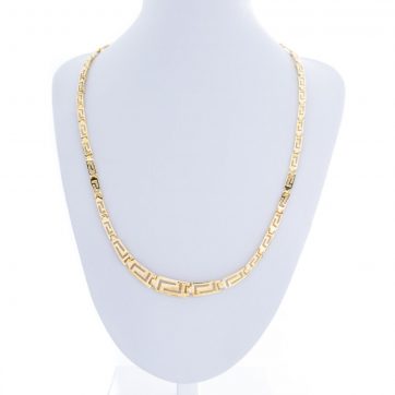 petsios Κολιέ μαίανδρος επίχρυσο