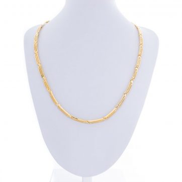 petsios Κολιέ μαίανδρος επίχρυσο