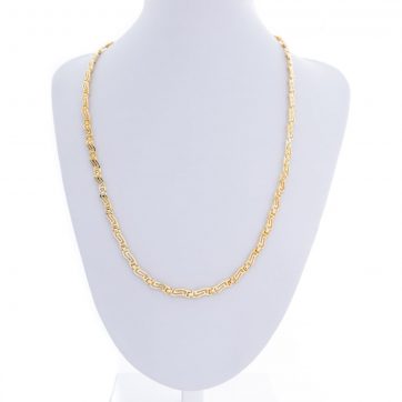 petsios Κολιέ μαίανδρος επίχρυσο