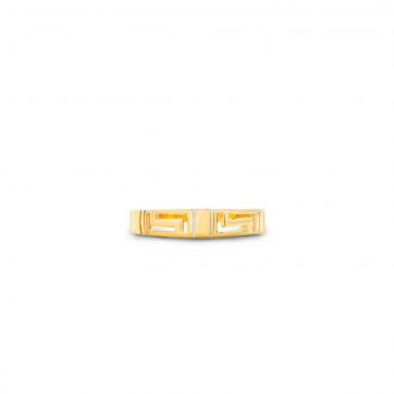 petsios Δαχτυλίδι μαίανδρος επίχρυσο