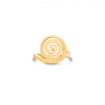 petsios Δαχτυλίδι μαίανδρος επίχρυσο