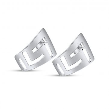 petsios Σκουλαρίκια καρφωτά μαίανδρος