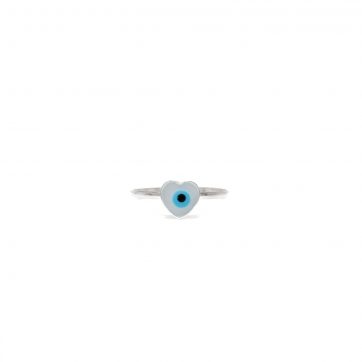 petsios Δαχτυλίδι μάτι με φίλντισι