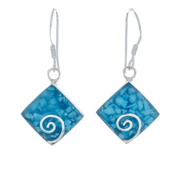 petsios Σκουλαρίκια με κοχύλι κρεμαστά