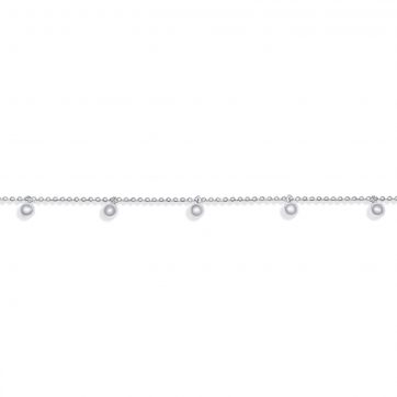 petsios Αλυσίδα ποδιού με κρεμαστές μπίλιες