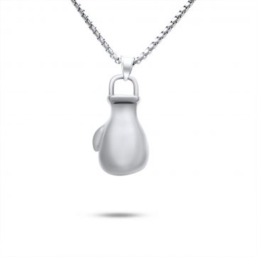 petsios Steel boxing glove necklace