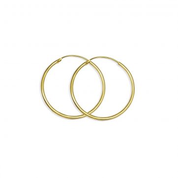 petsios Κρίκοι επίχρυσοι (30mm)