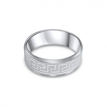 petsios Steel ring with meander