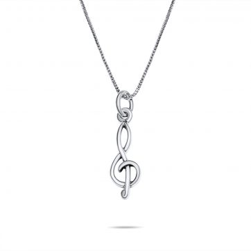 petsios Treble clef necklace 