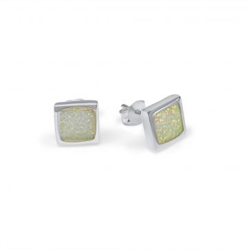 petsios Stud earrings with white opal