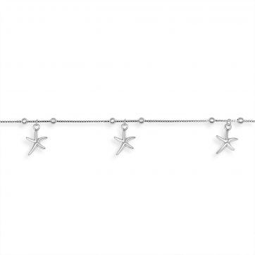 petsios Αλυσίδα ποδιού με κρεμαστούς αστερίες