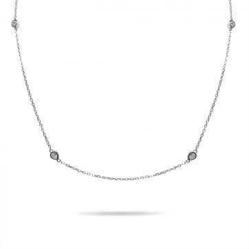 petsios Κολιέ με πέτρες ζιργκόν