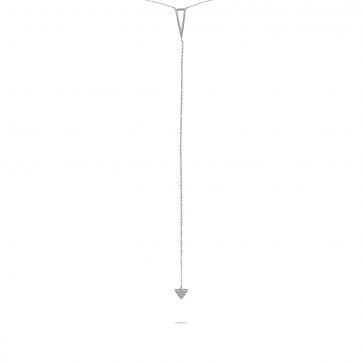 petsios Κολιέ σε στυλ Υ με πέτρες ζιργκόν