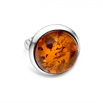 petsios Ring with amber