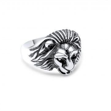 petsios Δαχτυλίδι με κεφαλή λιονταριού
