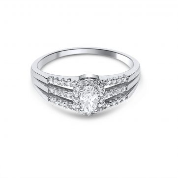 petsios Δαχτυλίδι με πέτρες ζιργκόν