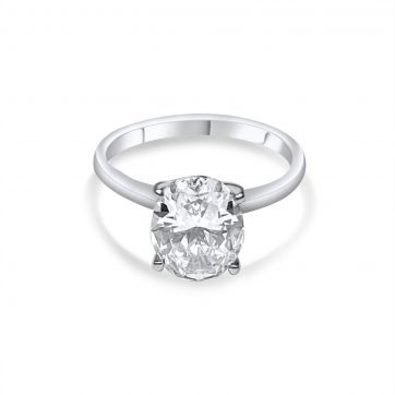 petsios Silver ring with zircon stone