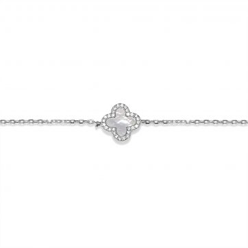 petsios Βραχιόλι με πέτρες ζιργκόν και φίλντισι