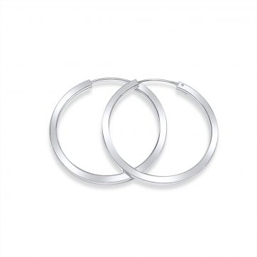 petsios Κρίκοι τετράγωνοι πλακέ (39mm)