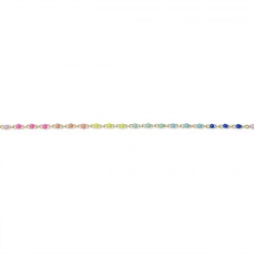 petsios Αλυσίδα ποδιού με πολύχρωμες χάντρες 