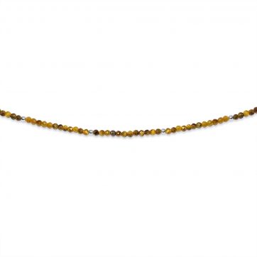 petsios Αλυσίδα ποδιού με χάντρες μάτι της τίγρης