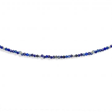 petsios Αλυσίδα ποδιού με χάντρες λάπις λάζουλι