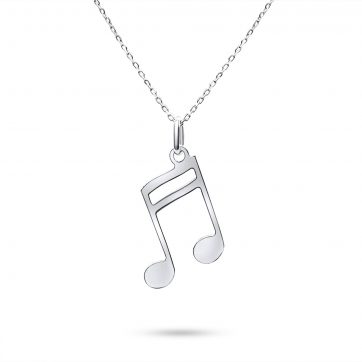 petsios Κολιέ μουσική νότα