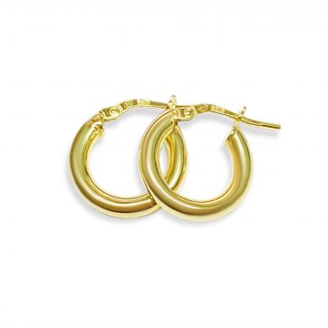 petsios Κρίκοι επίχρυσοι (16mm)