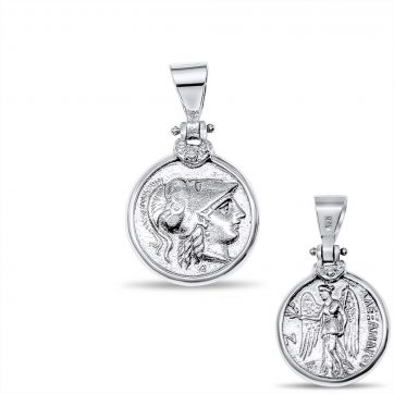 petsios Κρεμαστό διπλής όψης με τη θεά Αθηνά και τη θεά Νίκη