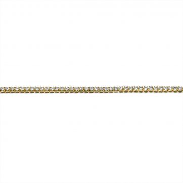 petsios Βραχιόλι επίχρυσο με πέτρες ζιργκόν