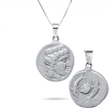 petsios Corinthian coin necklace