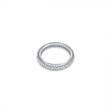 petsios Δαχτυλίδι ριβιέρα με πέτρες ζιργκόν